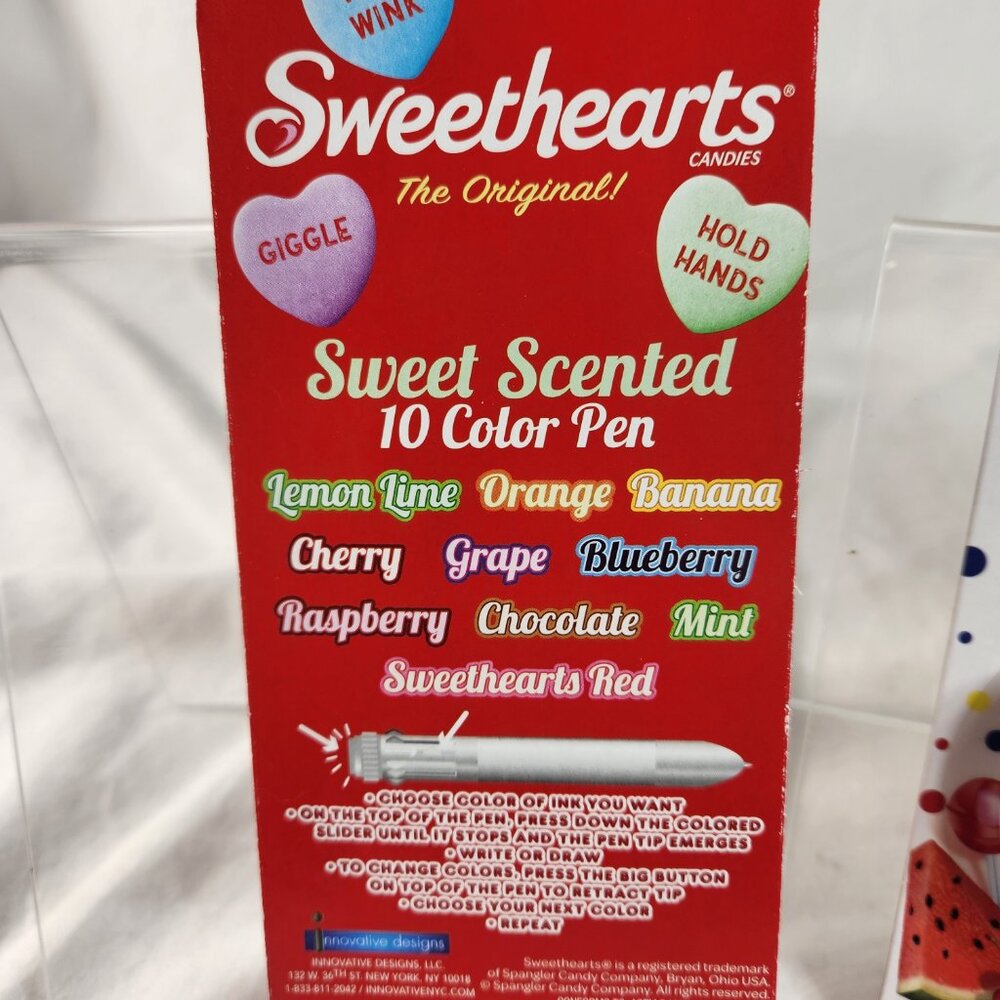 Ring Pop Blow Pop Sweethearts Scented 3 Pen Kids Target Playground NEW FAST Ship - Picture 3 of 9